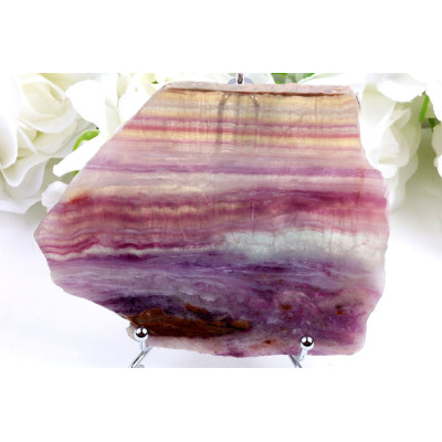 Plátek Duhový fluorit 138x113x8 mm | Levné Minerály