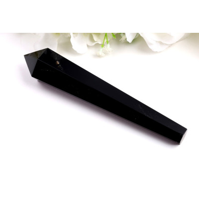 Černý obsidián hůlka č. 1093 (170 mm) | Levné Minerály