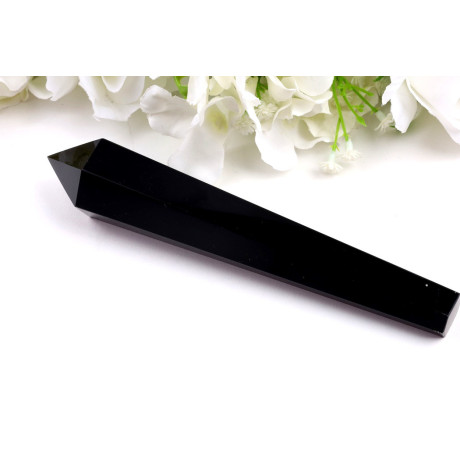 Hůlka Černý obsidián č. 1094 (172 mm) | Levné Minerály