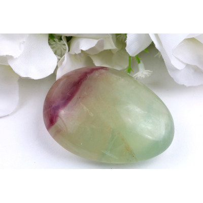 Hmatka Duhový fluorit č. 1124 (65 mm) | Levné Minerály