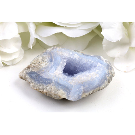 Modrý chalcedon č. 1147 (84x53x36 mm) | Levné Minerály