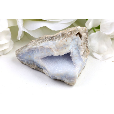 Modrý chalcedon č. 1148 (82mm) | Levné Minerály