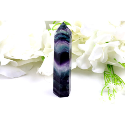 Obelisk fluorit č. 100 (111x25x21 mm) | Levné Minerály