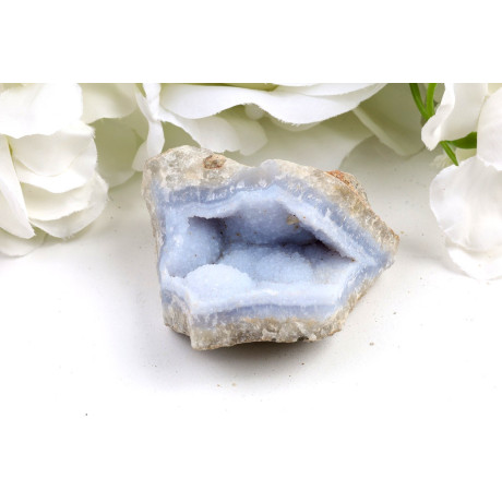 Modrý chalcedon č. 1150 (68x62x46 mm) | Levné Minerály