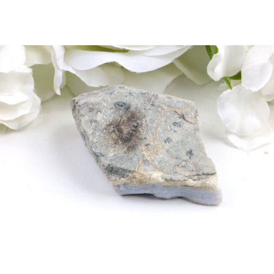 Modrý chalcedon č. 1152 (86x54x31 mm) | Levné Minerály