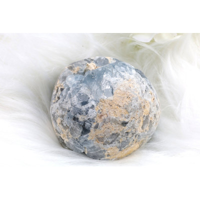Surová koule Celestin 67 mm | Levné Minerály