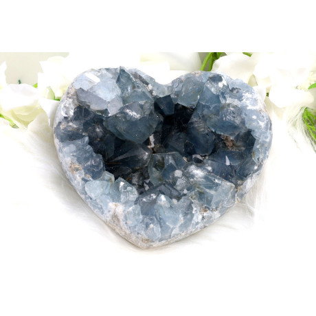 Srdce Celestin č. 1157 (133x112x61 mm) | Levné Minerály