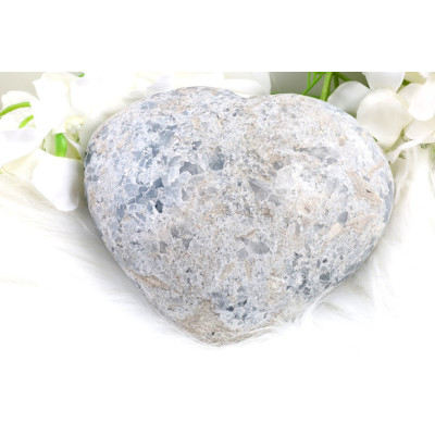 Srdce Celestin č. 1157 (133x112x61 mm) | Levné Minerály