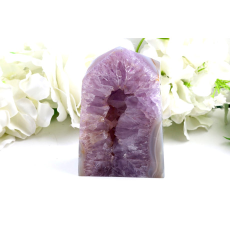 Věž Ametyst achát č. 1158 (112 mm) | Levné Minerály