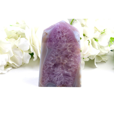 Věž Ametyst achát č. 1158 (112 mm) | Levné Minerály