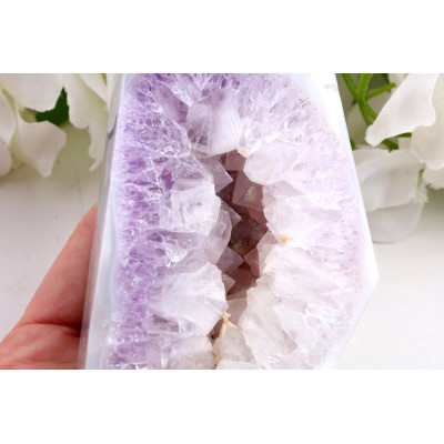 Věž Ametyst achát č. 1159 (114x62x26 mm) | Levné Minerály