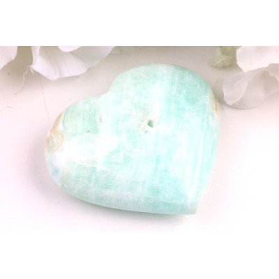 Srdce z modrého aragonitu č. 280 | Levné Minerály