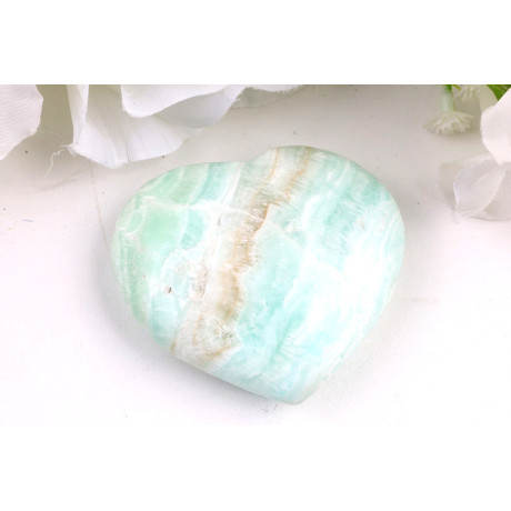 Srdce z modrého aragonitu č. 281 | Levné Minerály