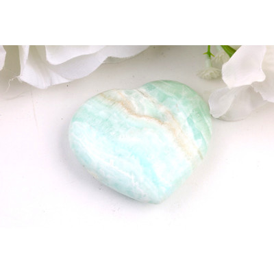 Srdce z modrého aragonitu č. 281 | Levné Minerály