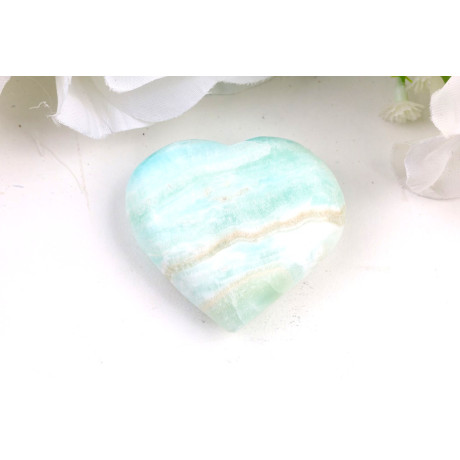 Srdce z modrého aragonitu č. 284 | Levné Minerály