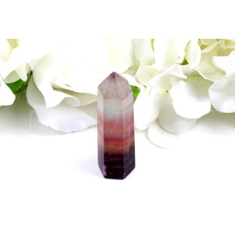 Duhový fluorit 74x23x21 mm - přírodní krystal z Brazílie