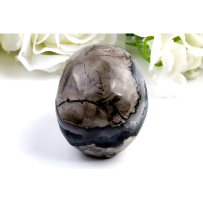 Lebka fluorescenční achát 86x60x65 mm | Levné Minerály