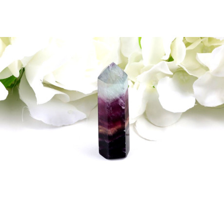 Duhový fluorit špice 75mm - přírodní kámen z Brazílie