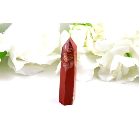 Obelisk červený jaspis 87 mm - Síla a energie kamene