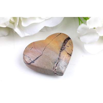 Srdce z Obrázkového jaspisu č. 1199 | Levné Minerály