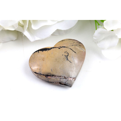 Srdce z Obrázkového jaspisu č. 1199 | Levné Minerály