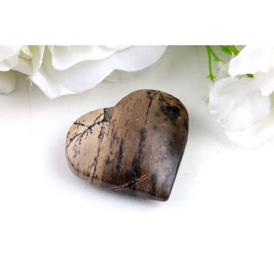 Srdce z Obrázkového jaspisu č. 1200 | Levné Minerály