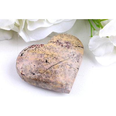 Srdce z Obrázkového jaspisu č. 1201 | Levné Minerály