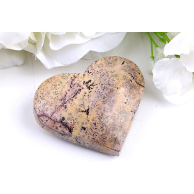 Srdce z Obrázkového jaspisu č. 1201 | Levné Minerály