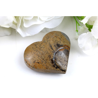 Srdce z Obrázkového jaspisu č. 1202 | Levné Minerály
