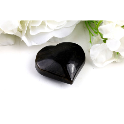 Srdce z zlatého obsidiánu č. 1208 | Levné Minerály