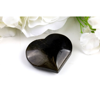Srdce ze zlatého obsidiánu č. 1211 | Levné Minerály