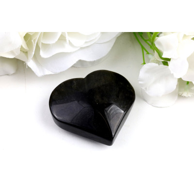 Srdce ze zlatého obsidiánu č. 1212 | Levné Minerály