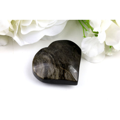 Srdce ze zlatého obsidiánu č. 1214 | Levné Minerály