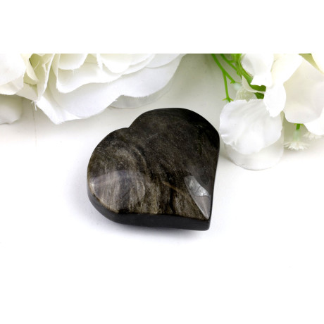 Srdce ze zlatého obsidiánu č. 1214 | Levné Minerály