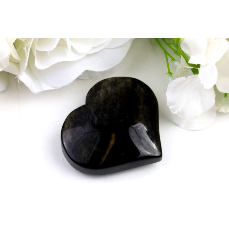 Srdce ze zlatého obsidiánu č. 1215 | Levné Minerály