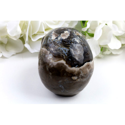 Lebka z fluorescenčního achátu č. 1233 | Levné Minerály