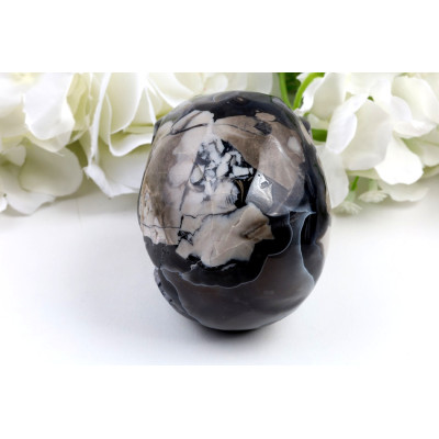 Lebka z fluorescenčního achátu č. 1234 | Levné Minerály