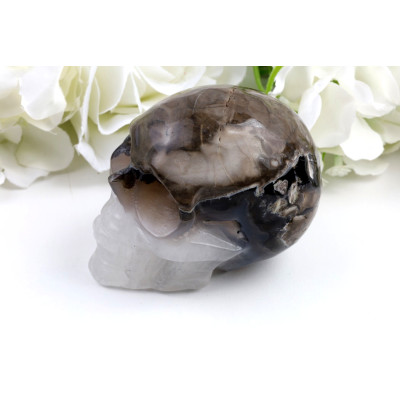 Lebka z fluorescenčního achátu č. 1235 | Levné Minerály