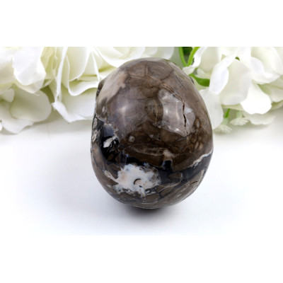 Lebka z fluorescenčního achátu č. 1235 | Levné Minerály