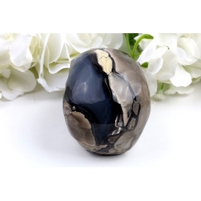 Lebka z fluorescenčního achátu č. 1236 | Levné Minerály