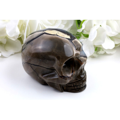 Lebka z fluorescenčního achátu č. 1236 | Levné Minerály