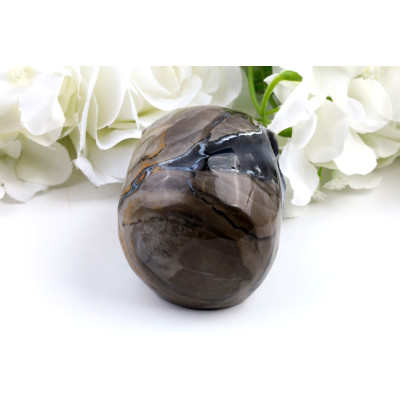 Lebka z fluorescenčního achátu č. 1237 | Levné Minerály