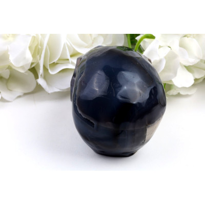 Lebka z fluorescenčního achátu č. 1238 | Levné Minerály