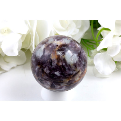 Koule z lepidolitu č.1261 | Levné Minerály