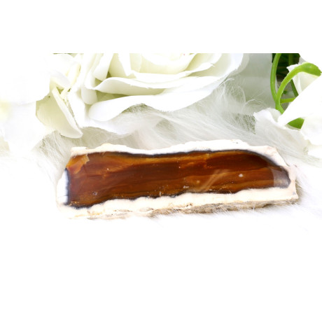 Leštěný řez Sumatra achát č.1281 | Levné Minerály