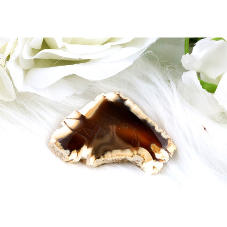 Leštěný řez Sumatra achát č.1283 | Levné Minerály