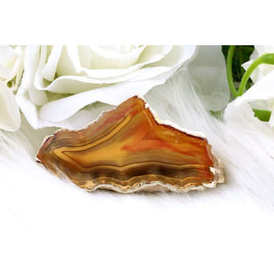 Leštěný řez Sumatra achátu č.1285 | Levné Minerály