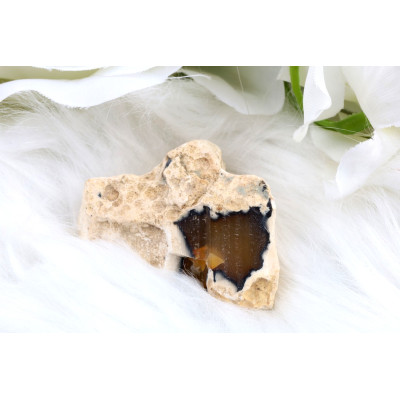 Leštěný řez Sumatra achát č.1293 | Levné Minerály