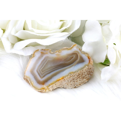 Leštěný řez Sumatra achát č.1301 | Levné Minerály