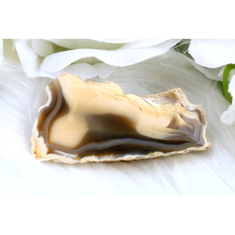 Leštěný řez Sumatra achát č.1302 | Levné Minerály